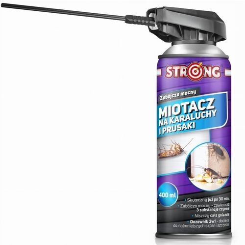MIOTACZ NA KARALUCHY ŚRODEK NA KARALUCHY AEROZOL Z RURKĄ STRONG 400 ML na Arena.pl