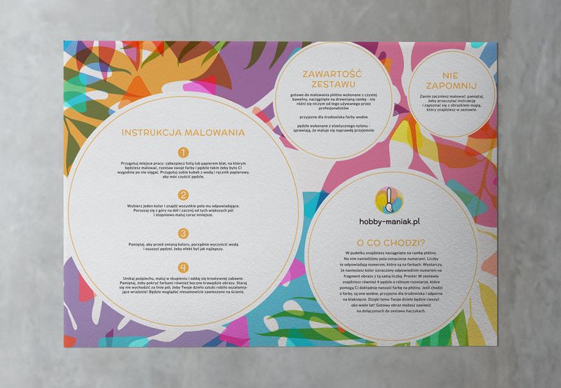 Malowanie po numerach – Monstera - 30x40 rama zdjęcie 5