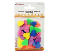 Koraliki na szprychy - serduszka