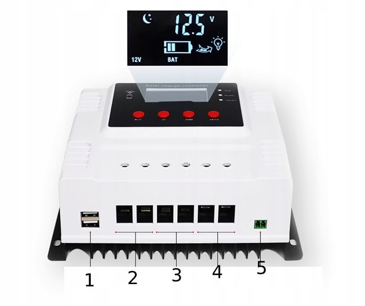 STEROWNIK Panel WIFI SOLARNY REGULATOR 12-48V 60A zdjęcie 7
