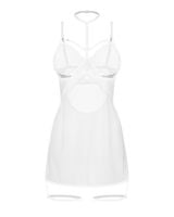 koronkowe body z fiszbinami obsessive arrowel white 2xl/3xl
