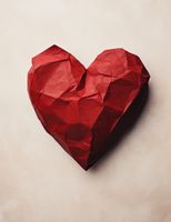 Plakat 50x65cm Kreślone Serce