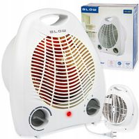 MOCNY TERMOWENTYLATOR ELEKTRYCZNY FARELKA GRZEJNIK TERMOSTAT 2000W PIECYK