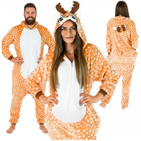 Kostium Onesie deer sarna kugurumi damski męski piżama L
