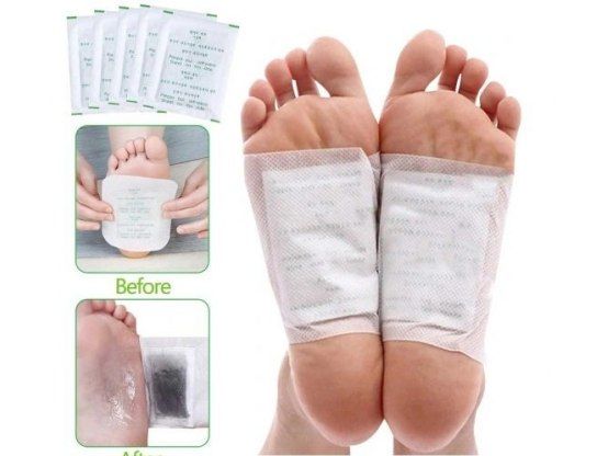Plastry oczyszczające toksyny stopy detox kinoki 100szt zdjęcie 3
