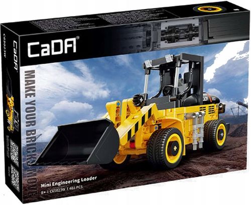 KLOCKI CADA TECHNIC KOPARKO-ŁADOWARKA 403 EL. RUCHOME ELEMENTY NA PREZENT na Arena.pl