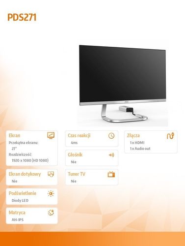 AOC 27'' PDS271 IPS HDMI Porsche Design na Arena.pl