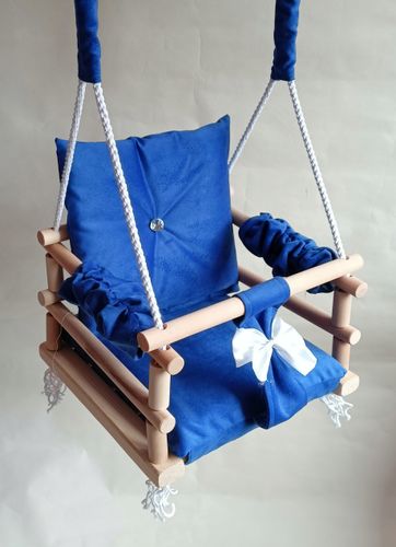 Huśtawka 3w1 dzieci NIEBIESKI ogród prezent pokój na Arena.pl