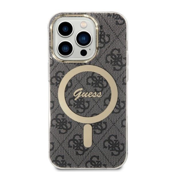 Etui Guess do iPhone 14 Pro Max, Czarny, MagSafe zdjęcie 3
