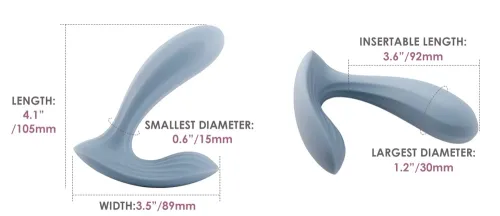 svakom erica - niebieska maszyna intymna do noszenia, bluetooth, 11 trybow na Arena.pl