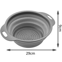 Sito/Sitko silikonowy składany cedzak-ociekacz-durszlak