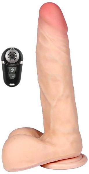 Realistyczny Penis Z Wibracją I Przyssawką - Loveclonex Herkules 8" zdjęcie 5