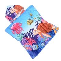 Ponczo Ręcznik Dla Dzieci 60X90 Akwarium