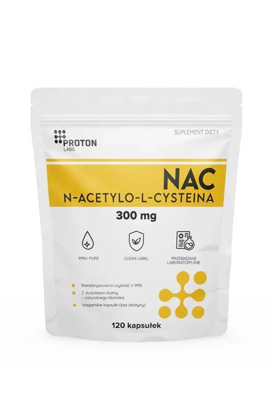Proton Labs NAC 99% 300mg 120 kaps. zdjęcie 1