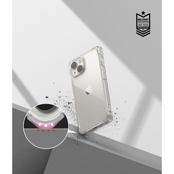 ringke fusion bumper iphone 14 plus / 15 plus clear zdjęcie 6