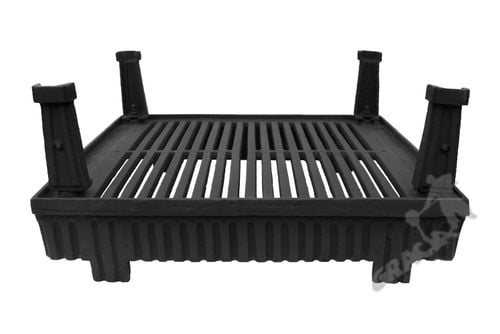 RUSZT NA NÓŻKACH NR 06 Z PŁOTKIEM WYSOKI ŻELIWNY GRILL na Arena.pl