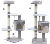 Drapak Dla Kota Kociaków Wieża Drzewko Legowisko Domek 5 Poziomów 112 cm