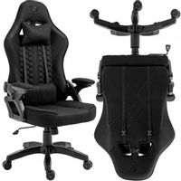 FOTEL GAMINGOWY MATERIAŁOWY Kraken ERGONOMICZNE KRZESŁO OBROTOWE DO BIURKA