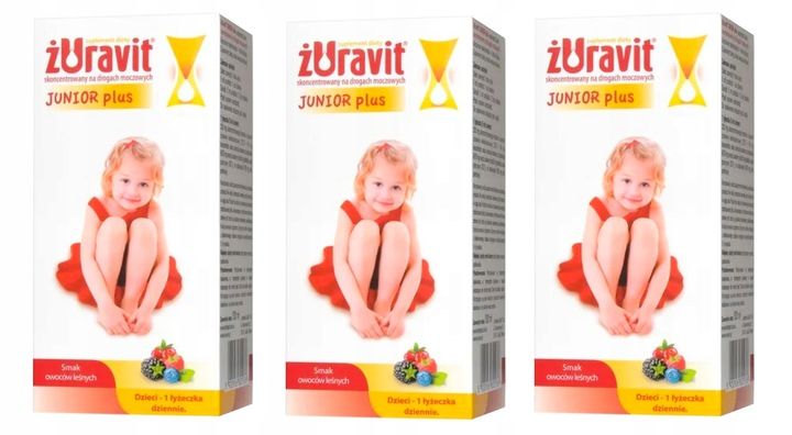 Suplement diety Żuravit Junior syrop zdjęcie 1
