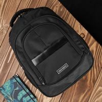 plecak męski do pracy do szkoły czarny wegański na laptopa