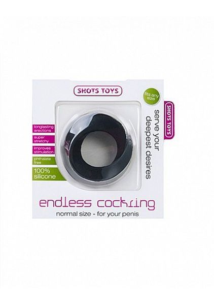 Endless Cockring - Regular - Black zdjęcie 2