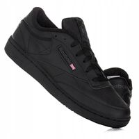 Reebok buty męskie trampki skórzane Club 85 CZARNE WYGODNE SKÓRA r. 44,5