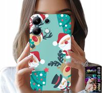 ETUI DO XIAOMI NOTE 14S - MIKOŁAJ, RENIFER BAŁWAN ŚWIĄTECZNE WZORY