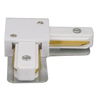 Kątowy L-ŁĄCZNIK VISION KL1W do 1-fazowego systemu szynowego biały