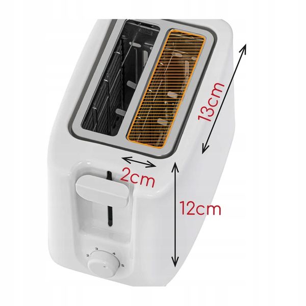 Toster ADLER AD3223 biały 900 W zdjęcie 8