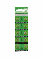 Alkalické knoflíkové baterie AG1 1.55V - 10 ks