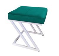 Pufa ZETA LOFT taboret podnóżek podstawa biała MG20