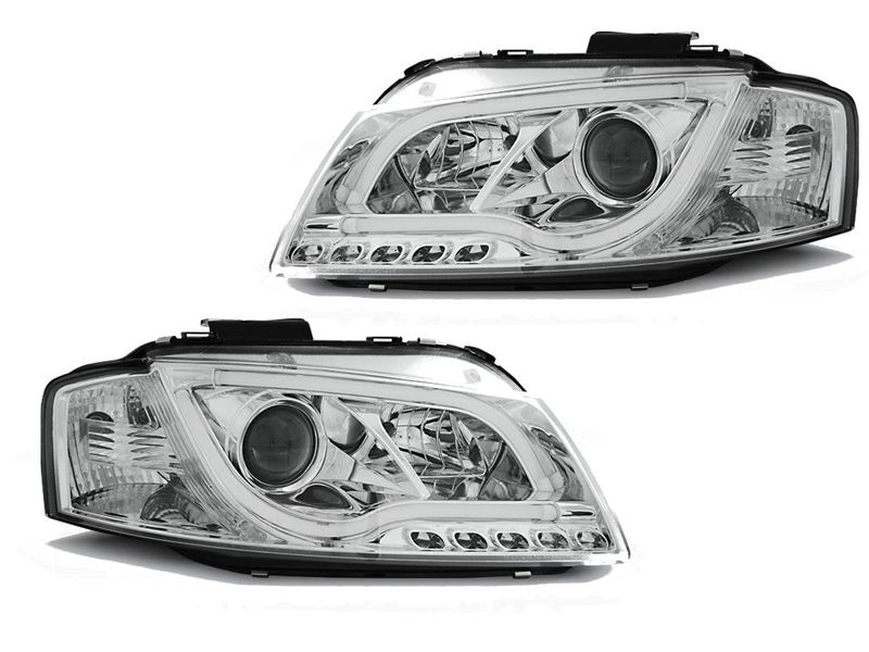 Lampy Reflektory AUDI A3 8P 03-08 LED DO DZIENNEJ zdjęcie 1