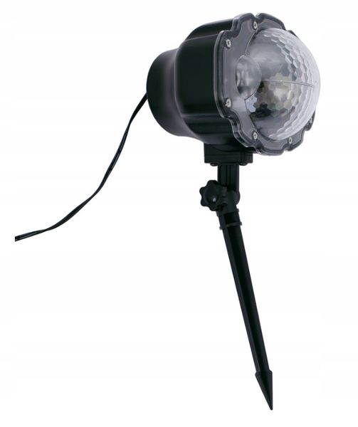 PROJEKTOR RZUTNIK ŚWIĄTECZNY DOM BIAŁE ŚNIEŻKI LED ZEWNĘTRZ WZORY DEKORACJA zdjęcie 3