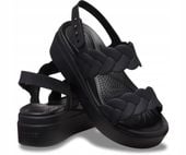 Crocs Wygodne Damskie Buty Sandały Brooklyn Woven Upper Low Wedge 39-40