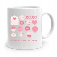 Kubek Prezent Na Walentynki Wesołych Walentynek Z Nadrukiem Ze Zdjęciem