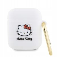 Etui do AirPods 1/2 HELLO KITTY HKA23DKHSH Biały