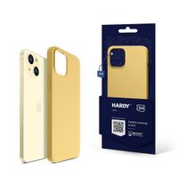 apple iphone 15 plus - 3mk hardy silicone magcase yellow
