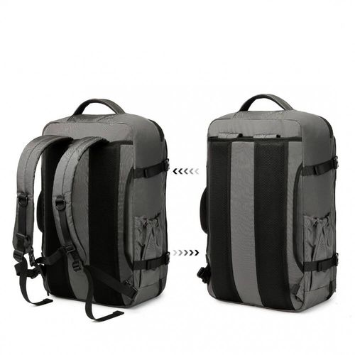 KONO Plecak podróżny do samolotu pojemny kabinowy 55x40x20 szary na Arena.pl