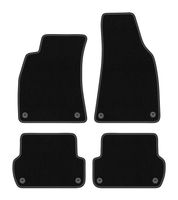 Dywaniki welurowe BASIC do Seat Exeo 2008-2015, czarne