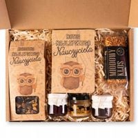 PREZENT NA DZIEŃ NAUCZYCIELA ZESTAW PREZENTOWY GOTOWY W PUDEŁKU Z