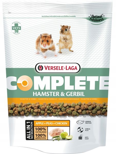 VERSELE LAGA COMPLETE HAMSTER & GERBIL 500G zdjęcie 1