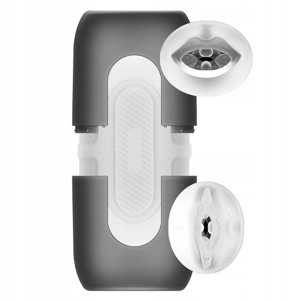 Masturbator dwustronny, usta i pochwa, wewnętrzna tekstura. zdjęcie 2