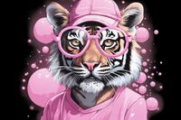 Plakat 91,5x61cm Ludzki Tygrys