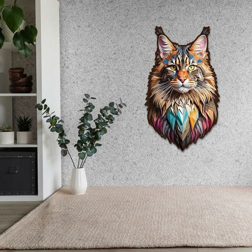 Puzzle z Kotami Drewniane Trudna Układanka 3D Na Prezent 150 elementów L na Arena.pl