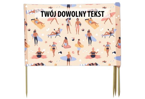PARAWAN PLAŻOWY Plaża z indywidualnym napisem 3 PANELE 68.3 na Arena.pl
