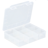 Mały organizer z 9 przegrodami 180x150x40 mm