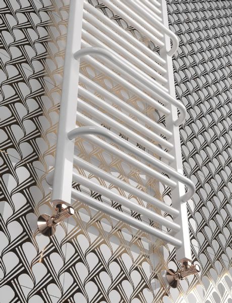 GRZEJNIK ŁAZIENKOWY POWER 1580x550 BIAŁY POŁYSK zdjęcie 4