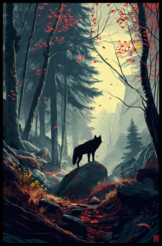 Plakat 53x81cm Leśne Echa na Arena.pl