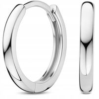 Srebrne kolczyki kółka koła rodowane angielskie srebro 925