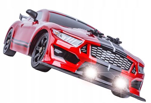 Auto Drift DUZY Samochód ZDALNIE STEROWANY na PILOTA 2.4Gz RC LED DYM 4x4 na Arena.pl